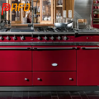 Îlot de cuisine en bois massif de style moderne personnalisé de luxe Refor avec base automatique
