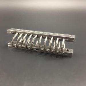 Isolateur de vibrations en acier inoxydable et aluminium haute performance JGX-0240D-3.6A, conception à rigidité <span class=keywords><strong>non</strong></span> <span class=keywords><strong>linéaire</strong></span> pour pompe - Product Image 2