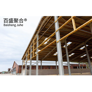Fast Build Galvanized <strong>Prefabricated</strong> Cows Shed Cows Farm Steel Building - Product Image 5