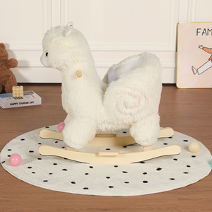Juguete de alpaca balancín para niños con cinturón de seguridad para niños de 1 a 3 años - Product Image 4