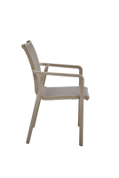 Chaise de restaurant moderne, chaise de salle à manger, chaise de café, chaise d'extérieur, chaise en plastique avec accoudoirs, chaise en rotin