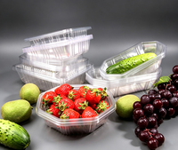 Groothandel Aanpasbare Wegwerp Transparante Achtkantige PET Blister Fruitbak Bulkverpakking Productverpakking Bak voor Vers Fruit