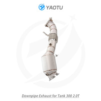 YT untuk kinerja knalpot downpipe dari sistem knalpot Header otomotif baja tahan karat untuk tangki 300 2.0T
