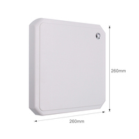 Lecteur de suivi de véhicule CHAFON CF691 blanc, portée longue de 10 m, UHF RFID, protocole ISO 18000-6C, antenne circulaire 9 dBi, ABS