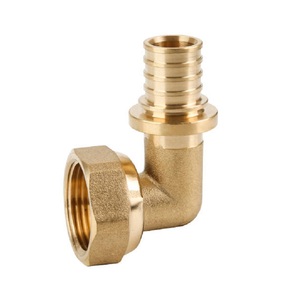 Conector Giratorio Deslizante de Latón <span class=keywords><strong>con</strong></span> Rosca Hembra en Forma de Codo para Tubería PEX, Conector Giratorio Deslizante para Calefacción por Suelo Radiante - Product Image 2