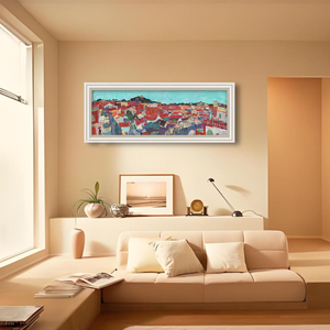 Custom of Zhang Liping's Realistic Xiamen Landscape Oil Painting Impression Gulangyu - Home Decor Art Original Clear Lotus <b>Paint</b> - Product Image 3
