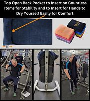 Inserto para Bolsillo Trasero para Guardar Artículos de Mano y de Fitness para Mayor Comodidad
