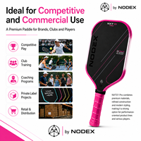 Nouvelle conception NXT Pro, raquette de pickleball en fibre de carbone T700 thermoformée de haute qualité, personnalisée en usine, conforme aux normes USAPA