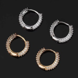 Exclusive Urban Streetwear 3D Bubble Round GRA Moissanite Studs S925 Silver Real Gold Plated Iced Out Ear Bling Unisex Jewelry - Product Image 5