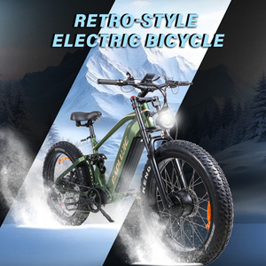 Vélo tout-terrain électrique Baolujie City 52V 3000W pour adultes, livraison gratuite depuis les États-Unis, modèle DP-P2 DP-P2 D - Product Image 2