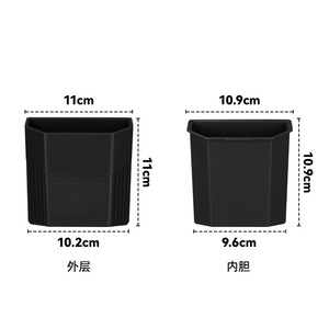 Car Vent Storage Organizer Dual Layer Design ABS <b>Material</b> For Car Interior Use - Product Image 5