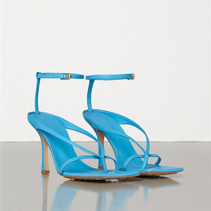 XINZI RAIN – sandales à talons pour femmes, grande taille 45, confortables, pieds larges, bout carré, <span class=keywords><strong>talon</strong></span> fin de 9cm - Product Image 6