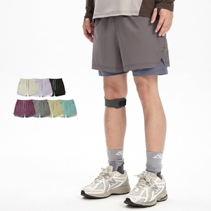 Shorts de sport respirants légers personnalisés de qualité supérieure UPF50 <span class=keywords><strong>anti</strong></span>-<span class=keywords><strong>UV</strong></span>, shorts de course à pied à séchage rapide pour hommes, pantalons décontractés - Product Image 1