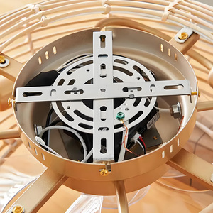 Handmade tre dệt quạt trần ánh sáng với 6 điều chỉnh tốc độ và điều khiển từ xa cho phòng ngủ và phòng khách - Product Image 5