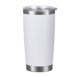 Custom Logo 20oz Powder Coated Regular Stainless Steel Tumbler <b>Double</b> <b>Wall</b> Coffee 20 Oz Travel Car Mugs Tumblers - Product Image 1