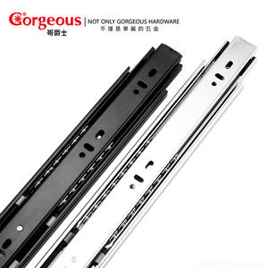 Rieles telescópicos de <span class=keywords><strong>cierre</strong></span> <span class=keywords><strong>suave</strong></span> de gran venta de 350 mm, 400 mm, 450 mm para muebles de cocina, comedor, dormitorio y gimnasio - Product Image 5