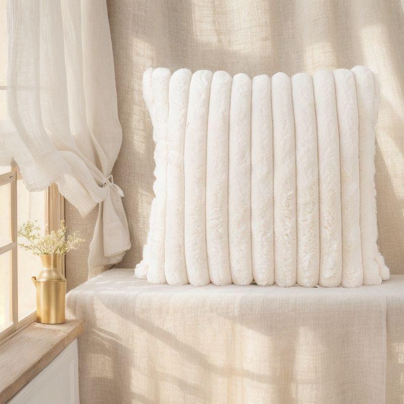 Funda de almohada beige