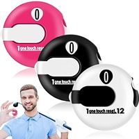 Compteur de score de golf miniature en plastique 30 mm, durable et portable, accessoires de golf d'extérieur, best-seller