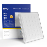 Échantillon gratuit sans cadre rétro-éclairé plat lumière LED 2x2 pieds 60x60cm bureau design industriel style aluminium corps 4000K 3000K couleur