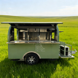 Outdoor Coffee Food Trailer Fully Equipped Burger Food Truck CE Certified Beverage Catering Trailer - Product Image 4