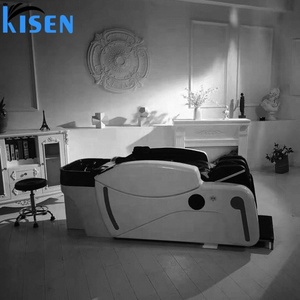 Hot Sale Automatic Shampoo Massage <b>Table</b> <b>Bed</b> with Basin Hair Wash Chair Accessories <b>for</b> Barber Shop Salon Furniture - Product Image 2