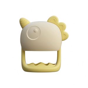 Anneau de dentition en silicone de qualité alimentaire, design unique, jouets et anneaux de dentition pour bébés de 0 à 24 mois, produit pour soulager les poussées dentaires - Product Image 1
