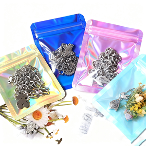 أكياس حلوى مايلر شفافة قابلة للإغلاق بسوستة ، كيس مقاوم للرائحة ، أكياس ثلاثية الجسم <span class=keywords><strong>3</strong></span> أكياس - Product Image 3