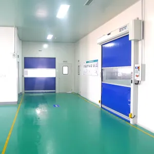 Food Factory Automatic Rapid Roller Shutter Door Pvc Fast Gate/Rapid Speed PVC Plastic Fast Rolling Door