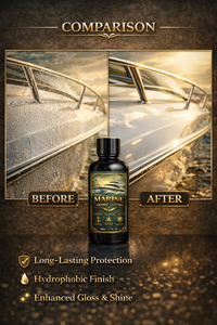 GRAPHONEX MARINE CERAMIC COATING Professional Boat <b>Yacht</b> Jet Skis Protection Salt Resistant UV Shield Extreme Gloss Finish 50ml - Product Image 5