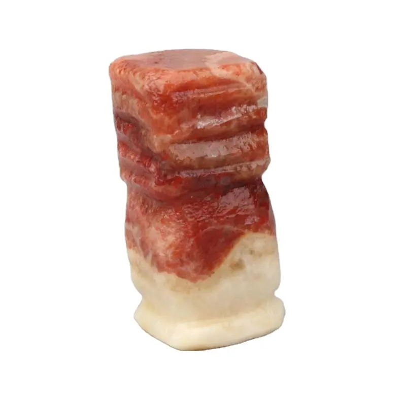 Großhandel Natürliche edelstein EINE sehr lecker aussehende Bild ist klar schweinefleisch stein kristall