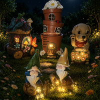 Prix d'usine Moules de nains de jardin coquins et nains de jardin en colère, Moule de décoration de jardin, Panneau solaire, Décorations de Noël pour jardin