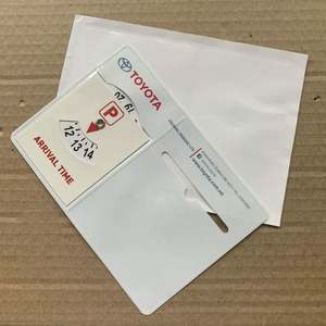 Porta Licencias de PVC Adhesivo Multifuncional Personalizado, Disco de Estacionamiento, Temporizador, Reloj de Estacionamiento, Papel - Product Image 4