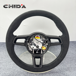 พวงมาลัยหนังนิ่มแบบปรับแต่งได้เหมาะสำหรับ911.2 911ปอร์เช่718ก็อกสเตอร์ taycan Panamera Macan <span class=keywords><strong>GTS</strong></span> Carrera - Product Image 1