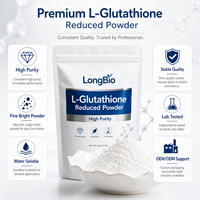 Poudre de L-Glutathion GSH à 99 % de pureté, qualité alimentaire et cosmétique, matière première antioxydante, fournisseur d'usine, CAS 70-18-8, extrait végétal