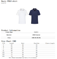Polo d'affaires pour femme en polyester 180 GSM, impression sérigraphique personnalisée, respirant, vêtements de travail d'été, vente en gros
