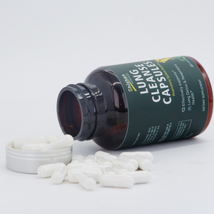 OEM 60 capsules longondersteunend supplement, natuurlijke capsules voor longreiniging en ontgifting, ademhalingsysteem, slijmverwijdering, veganistisch supplement - Product Image 5