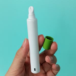 Empty Lipgloss Tube Luxury White Plastic Soft Bottle Squeeze Tube Plastic Lip Balm Bottle Plastic Tube - Product Image 1
