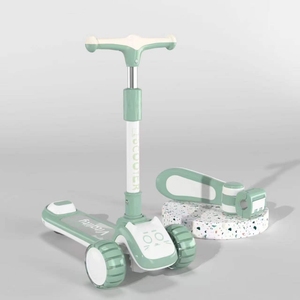 <span class=keywords><strong>Trottinette</strong></span> pour enfants de 3 à 8 <span class=keywords><strong>ans</strong></span>, pliable, avec musique et lumières, multifonctionnelle, pour garçons et filles, bébés et grands enfants, à pédales - Product Image 6