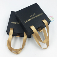 Boîte à bijoux à tiroirs multiples avec logo personnalisé en or imprimé, à prix avantageux, avec insert en mousse pour boucles d'oreilles, colliers et bagues