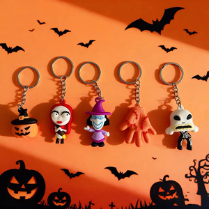 Soododo Lindo Llavero de PVC con Muñeco Fantasma de Dibujos Animados de Halloween, Colgante Decorativo Estilo Europeo, Venta Transfronteriza - Product Image 2