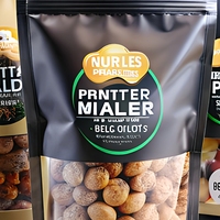 Pochette alimentaire refermable personnalisée en PE avec fermeture éclair pour le stockage de bonbons, snacks, lait, gelée - Emballage alimentaire