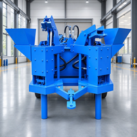 Machine mobile de fabrication de briques en terre cuite, alimentée au diesel, modèle PPT2-20M, équipée d'un moteur de 18 CV