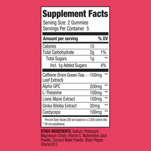 OEM Private Label Bonbons énergétiques à la saveur de pastèque, végétaliens et acidulés pour les journées bien remplies, les grosses séances d'entraînement alimentent votre dynamisme, 10 pièces - Product Image 3