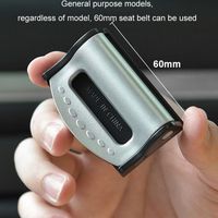 Clip de ceinture de sécurité de voiture ABS à 2 points, limiteur de boucle de ceinture de sécurité avec réglage fixe, accessoire intérieur de voiture