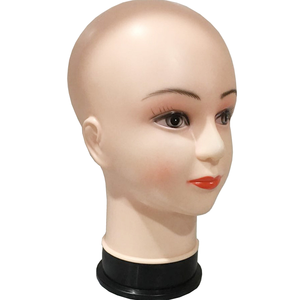 رأس عارضة أزياء من جل السيليكا بتأثير واقعي، حامل عرض شعر مستعار بشري صناعي، رأس دمية، حامل شعر مستعار نسائي، حامل شعر مستعار صناعي - Product Image 4