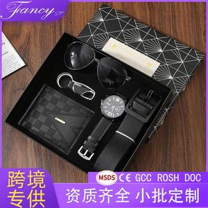 Set Regalo di Lusso in Pelle per <span class=keywords><strong>Uomo</strong></span>: Portafoglio, <span class=keywords><strong>Cintura</strong></span>, Orologio, Occhiali da Sole - Ideale per San Valentino, Natale, Regalo per Papà - Product Image 2