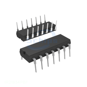 14 DIP (0.300", 7.62mm) IC GATE DRVR HALF BRIDGE 14DIP IR21834PBF Electronics Component Power Management (PMIC) Authorized Distr - Product Image 1