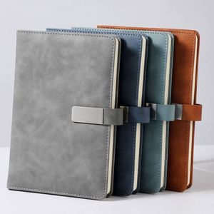 Carnet en cuir personnalisé, fabrication sur mesure, logo imprimé, format A5, ensemble cadeau promotionnel pour entreprise - Product Image 4