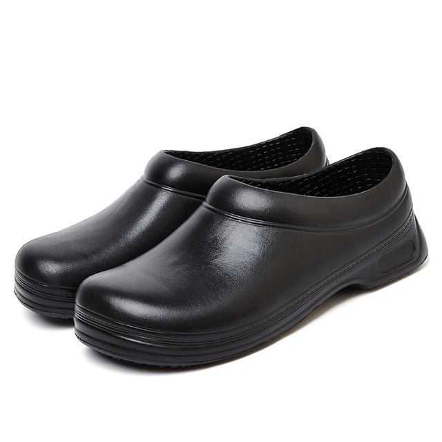 Мужские Нескользящие водонепроницаемые туфли для шеф-повара, Нескользящие, для кухни, отеля, Рабочая обувь для защиты от жира