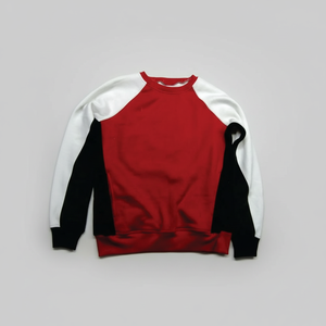 Sweat-shirt à col rond en molleton français décontracté à épaules tombantes de haute qualité en coton 100% surdimensionné pour homme, personnalisé uni pour l'automne - Product Image 1